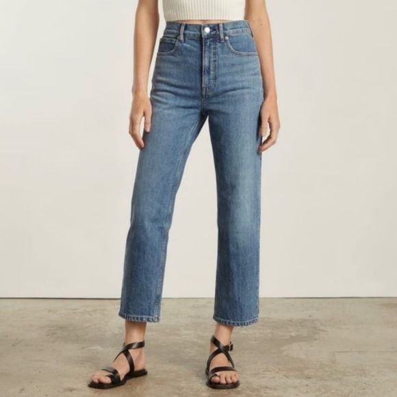 Everlane Denim - Everlane High Waist Straight Jeans 27R